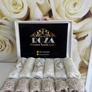 طقم 12 قطعه بصندوق خشبي