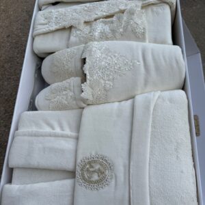 طقم روب حمام فرنسي