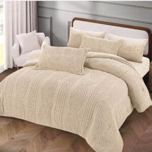 طقم شتوي ملحفه بتعبا 6 قطع ملف ووجوه مخدات