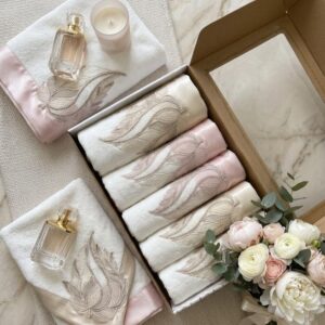 طقم 6 مناشف حجم متر