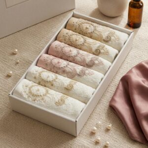 طقم 6 مناشف حجم متر